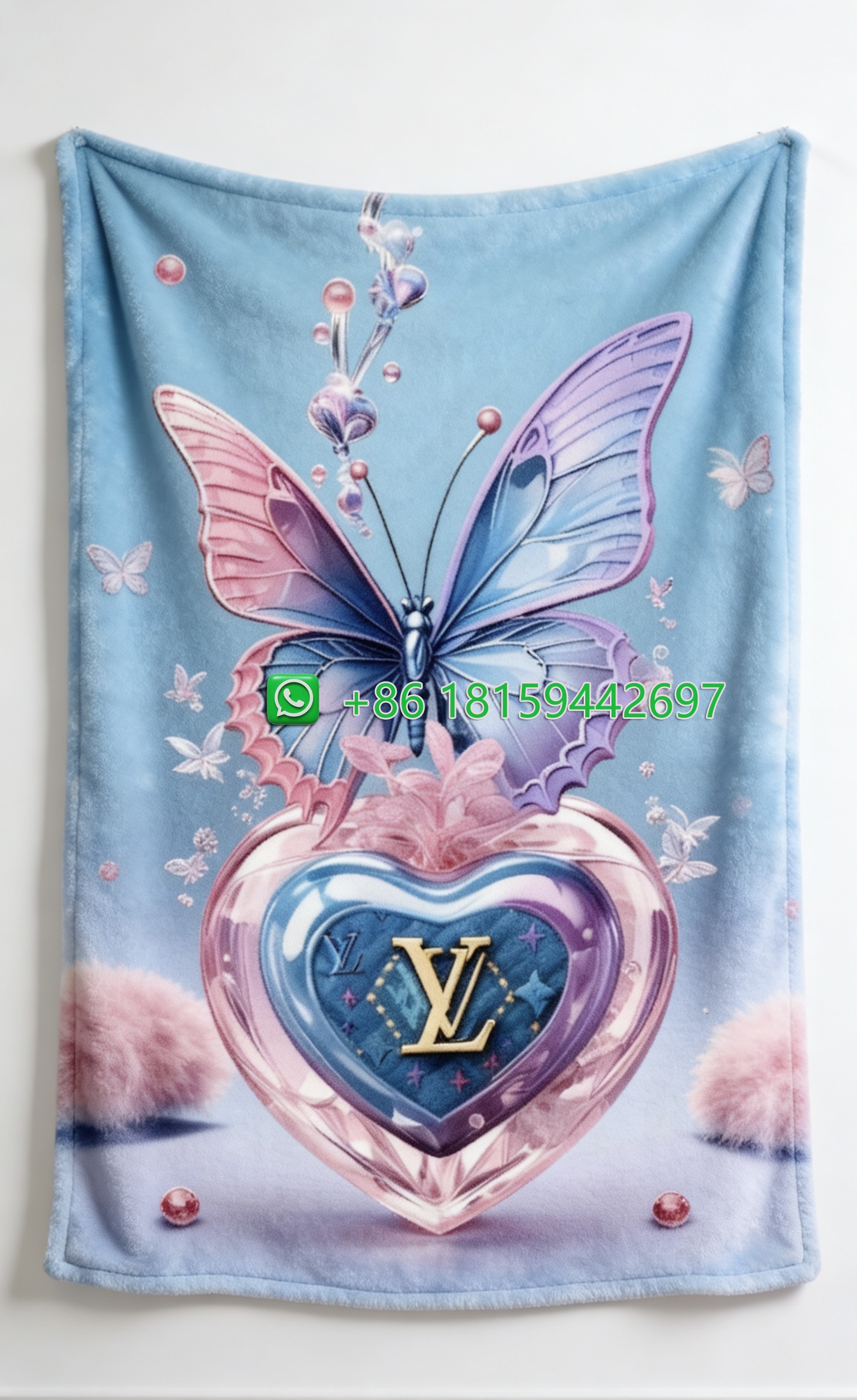 Louis Vuitton Throw Blankets